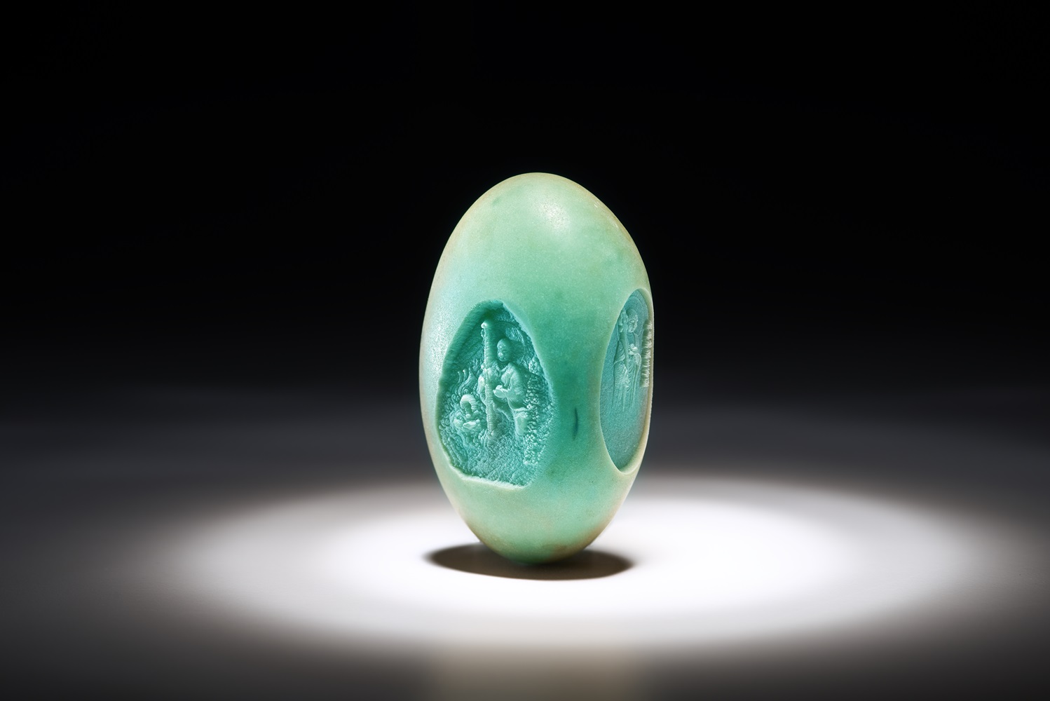 夜光石雕刻 米雕 毫芒雕刻