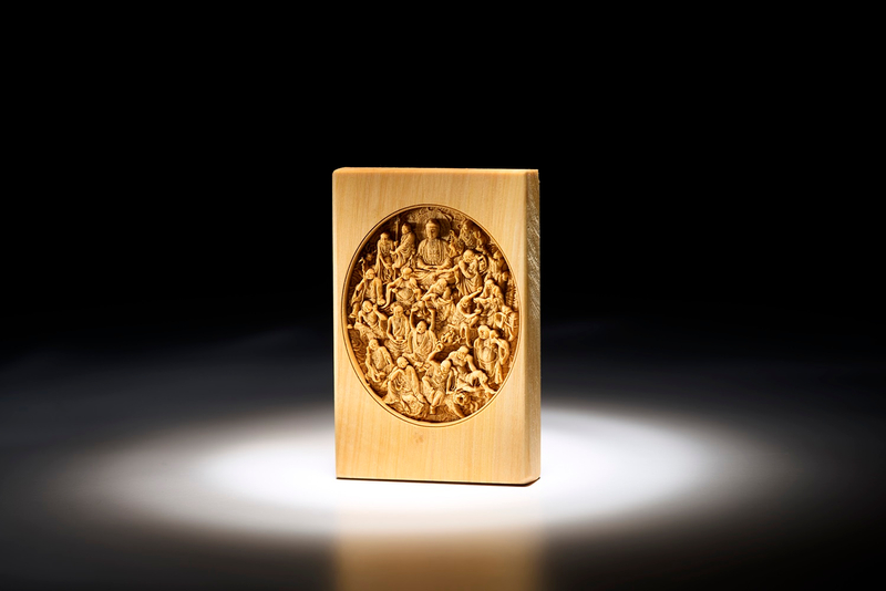 十八羅漢 黃楊木 毫芒雕刻